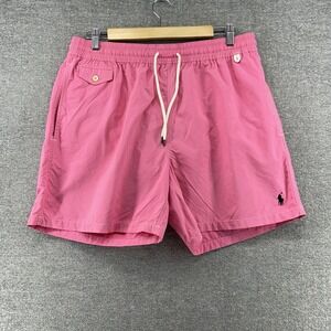 Polo Ralph Lauren Swim Trunks Men Size XL Pink Lined Beach Summer